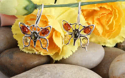 Amber Earrings