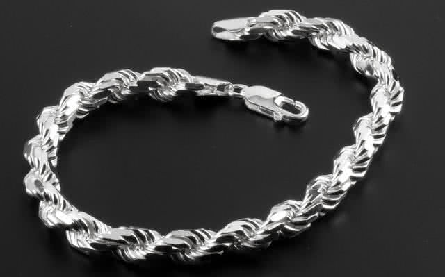 Sterling Silver Chains Styles Include Curb, Byzantine, Figaro 