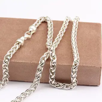 Sterling Silver Braided Curb Chain