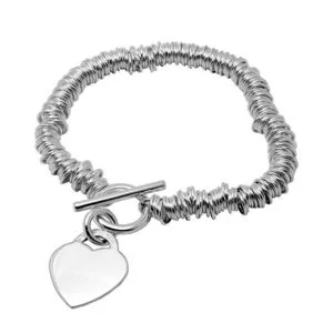 Sweetie Charm Bracelet with Heart Charm