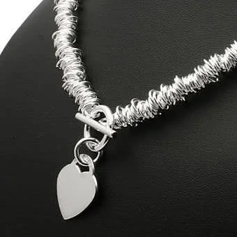 Sweetie Charm Necklace with Heart Charm