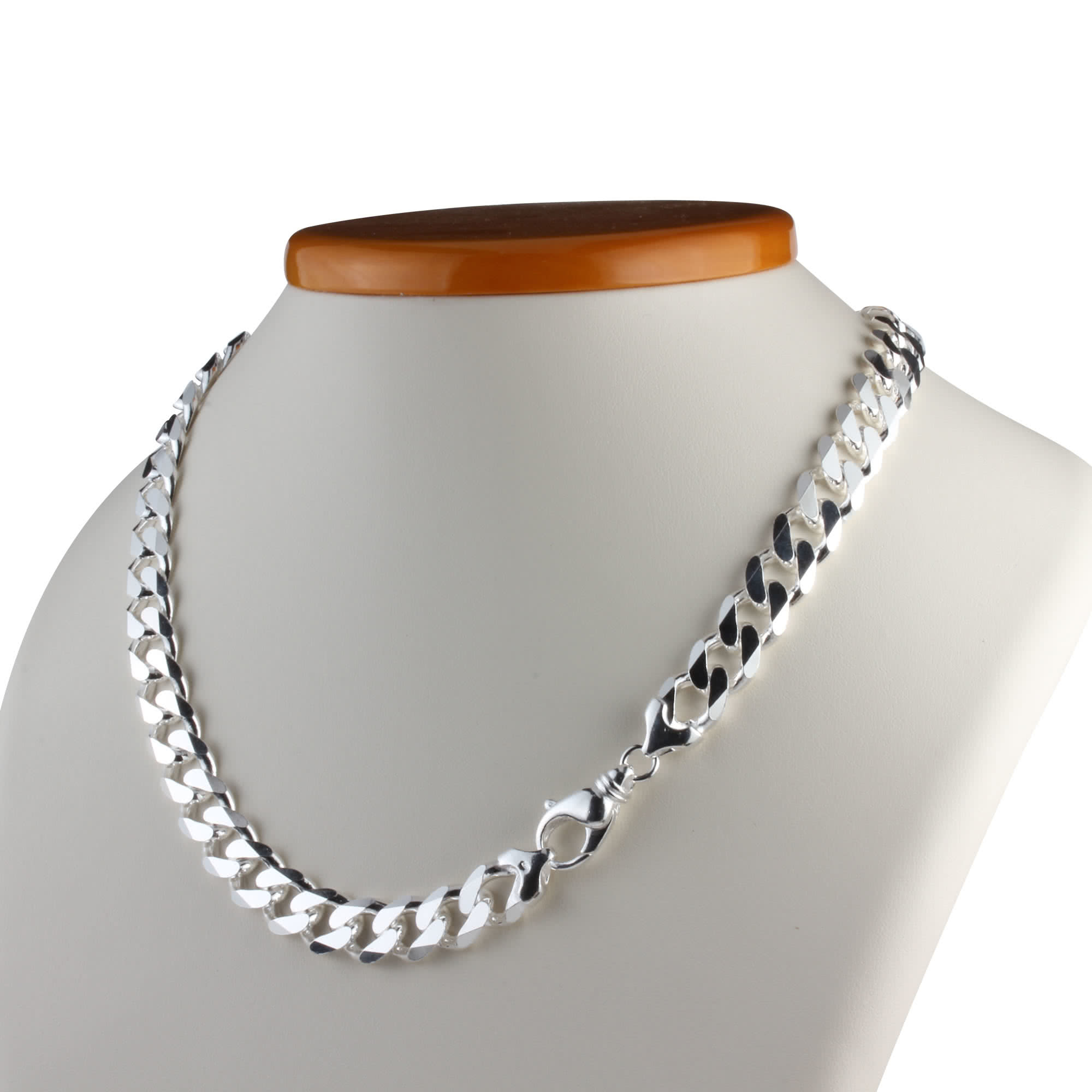 Edge Only Heavy Curb Chain Silver in Metallic for Men Mens Jewellery Necklaces 