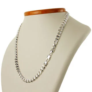 Solid Sterling Silver Curb Chain