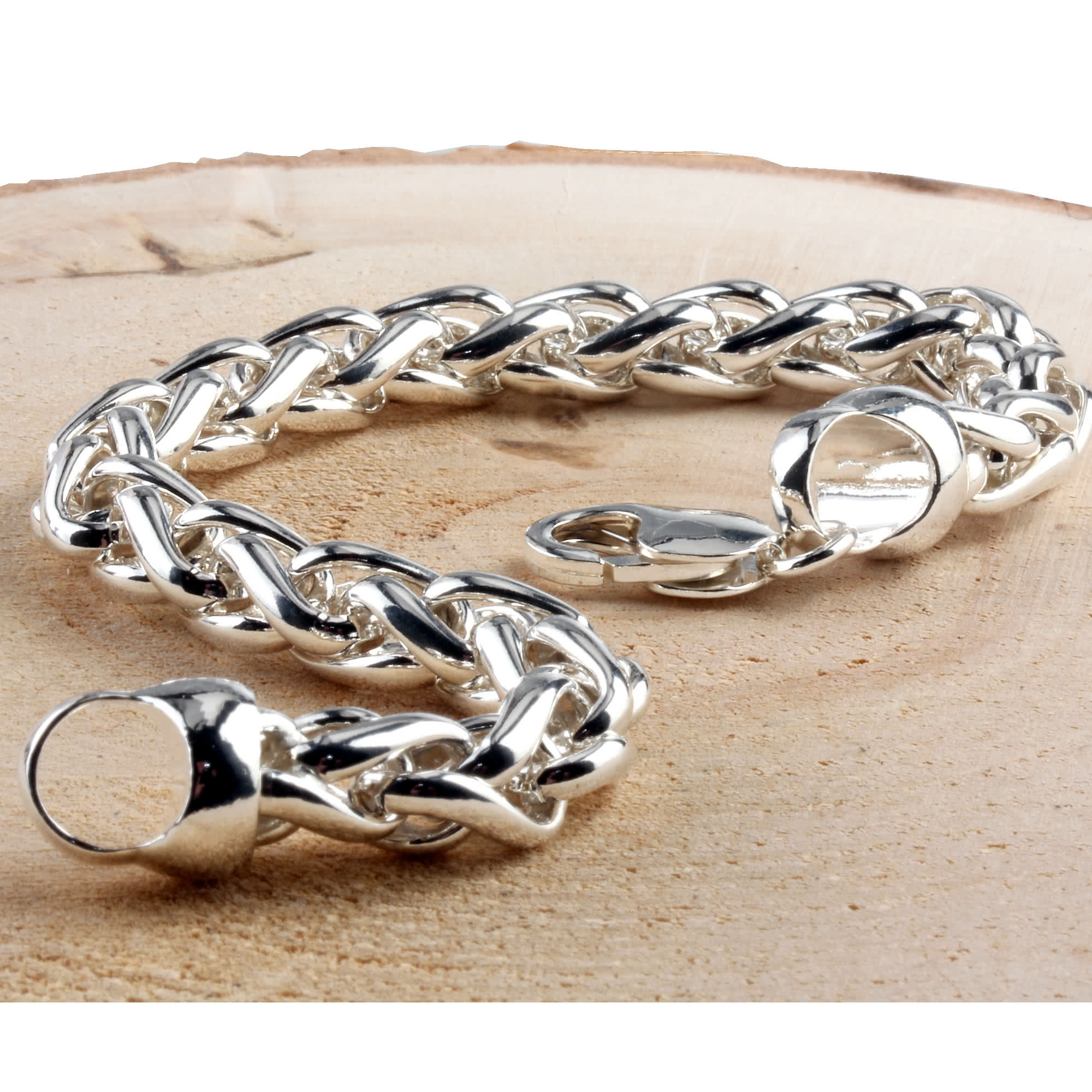 Sterling Silver Bracelets - Solid Sterling Silver Bangle Bracelet ...