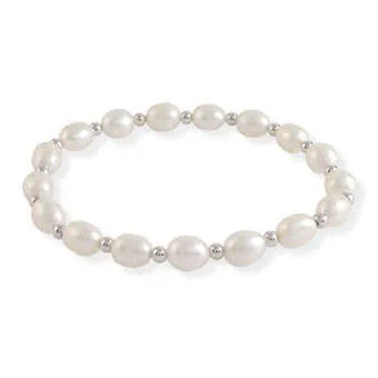 Freshwater Pearl Stretch Bracelet