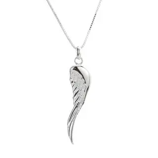 Sterling Silver Angel Wing Pendant