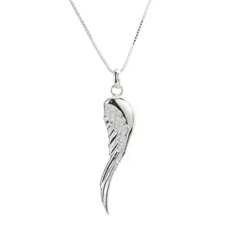 Silver Angel Wing Pendant