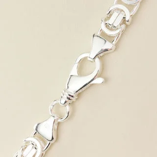 925 Solid Sterling Silver Byzantine Hallmarked Chain