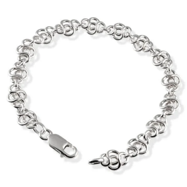 Handmade Silver Classic Celtic Knot Bracelet