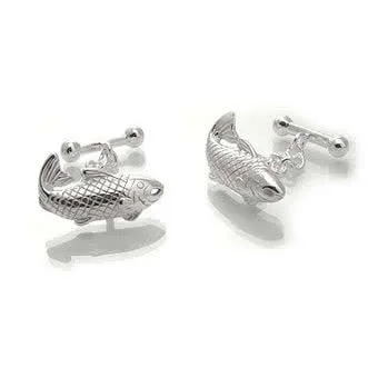 Salmon Fishing Cufflinks