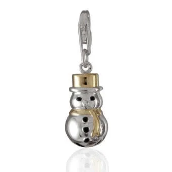 Snowman Clip on Charm