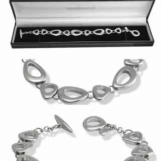 Silver Pebble Bracelet