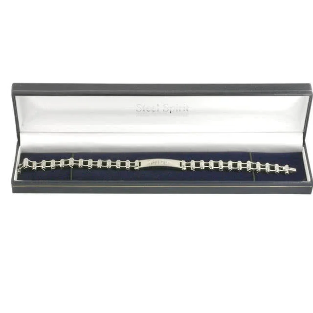 Bike Chain ID Bracelet