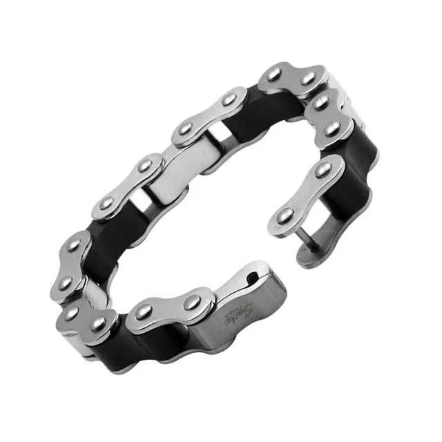 Stainless Steel Bike Chain Bracelet