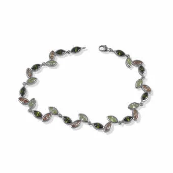 Peridot, Olive and Champagne Marquise Bracelet