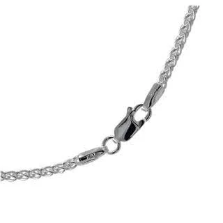 Silver Spiga Chain 1.80mm Diameter - Quality Lobster Clasp