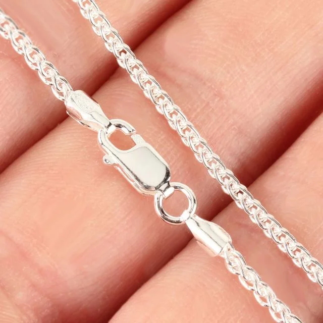 Sterling Silver 1.8mm Spiga Pendant Chain