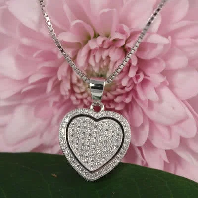 Micro pave hotsell pendant