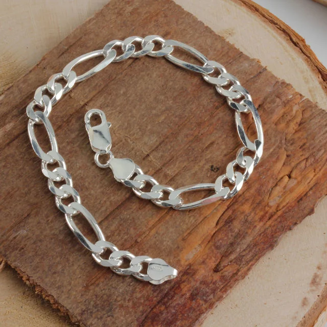 Sterling Silver Figaro Bracelet