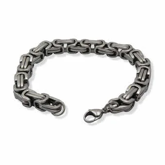 Stainless Steel Byzantine Bracelet