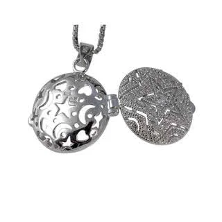 The reverse of the locket is equally gorgeous with cut out stars, moons and hearts
