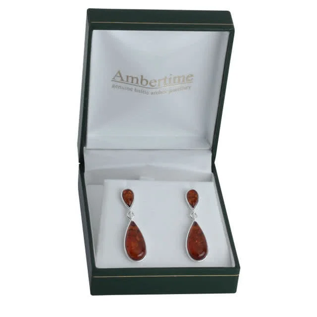 Large amber measures 22mm x 10mm, smaller amber measures 11mm x 6mm