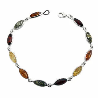 Baltic Amber Bracelet - Marquise Cut