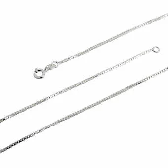 Sterling Silver Pendant Box Chain