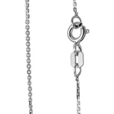 Lightweight Diamond Cut Belcher Pendant Chain - 0.60mm width - 1.10grams
