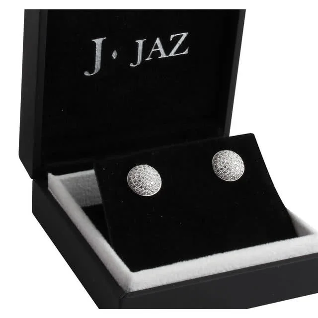 Micro Set Round Silver Stud Earrings