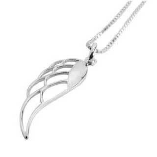 Cut Out Design Angel Wing Pendant