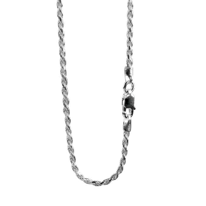 silver chain set for women