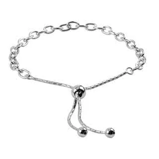 Highly Polished Sterling Silver Slider Bracelet