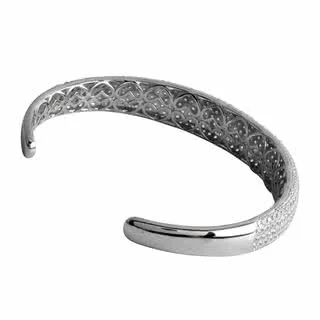 15 gram Silver Secret Heart Bangle