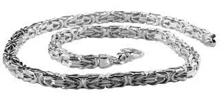 Hallmarked Byzantine Silver Chain