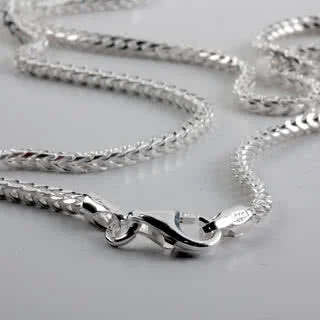 Sterling Silver 1.80mm Franco Chain - Soldered clasp for enhanced durability
