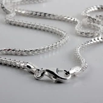 Sterling Silver Franco Pendant Chain