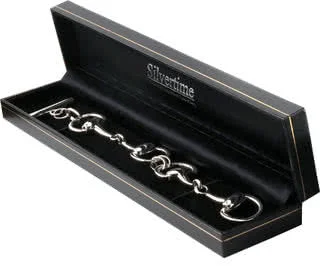 Silver Snaffle Bracelet in Box - This Stunning Bracelet has a T-Bar Fastening 