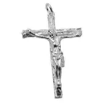 Large Sterling Silver Crucifix
