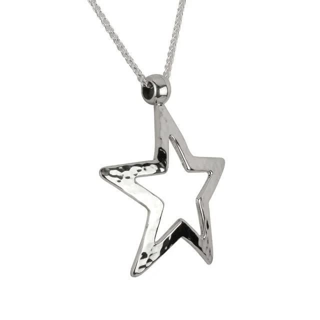 Handmade Sterling Silver Star Pendant