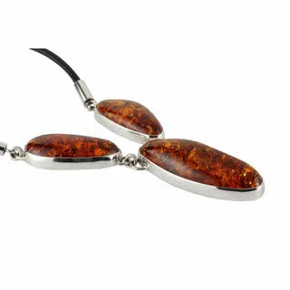 This is a large striking and impressive Baltic amber necklace not readily found on the high street