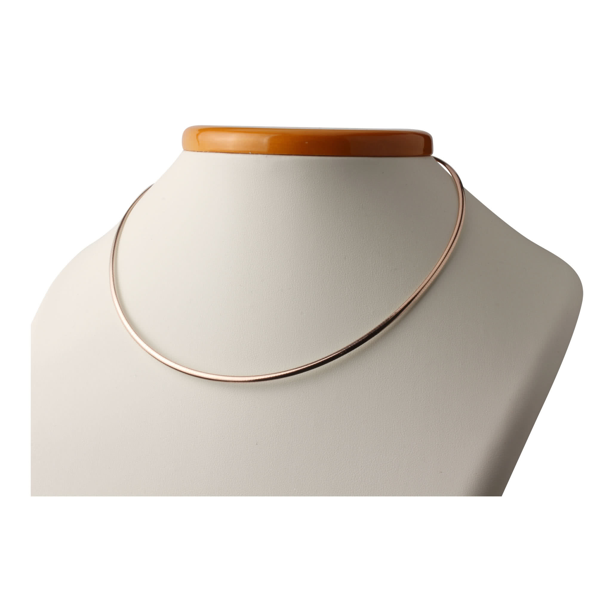 reversible gold and silver omega necklace