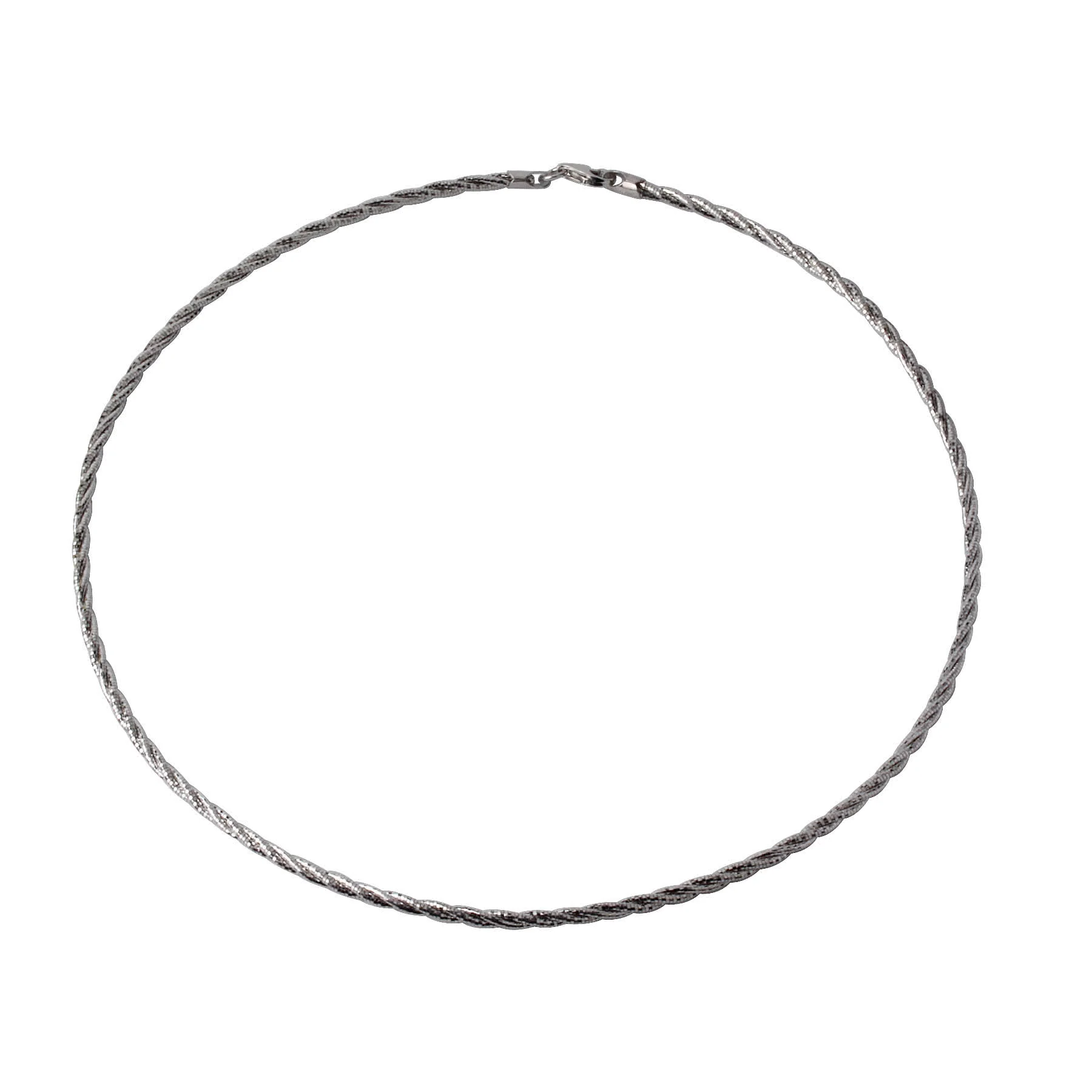 Sterling silver omega discount necklace