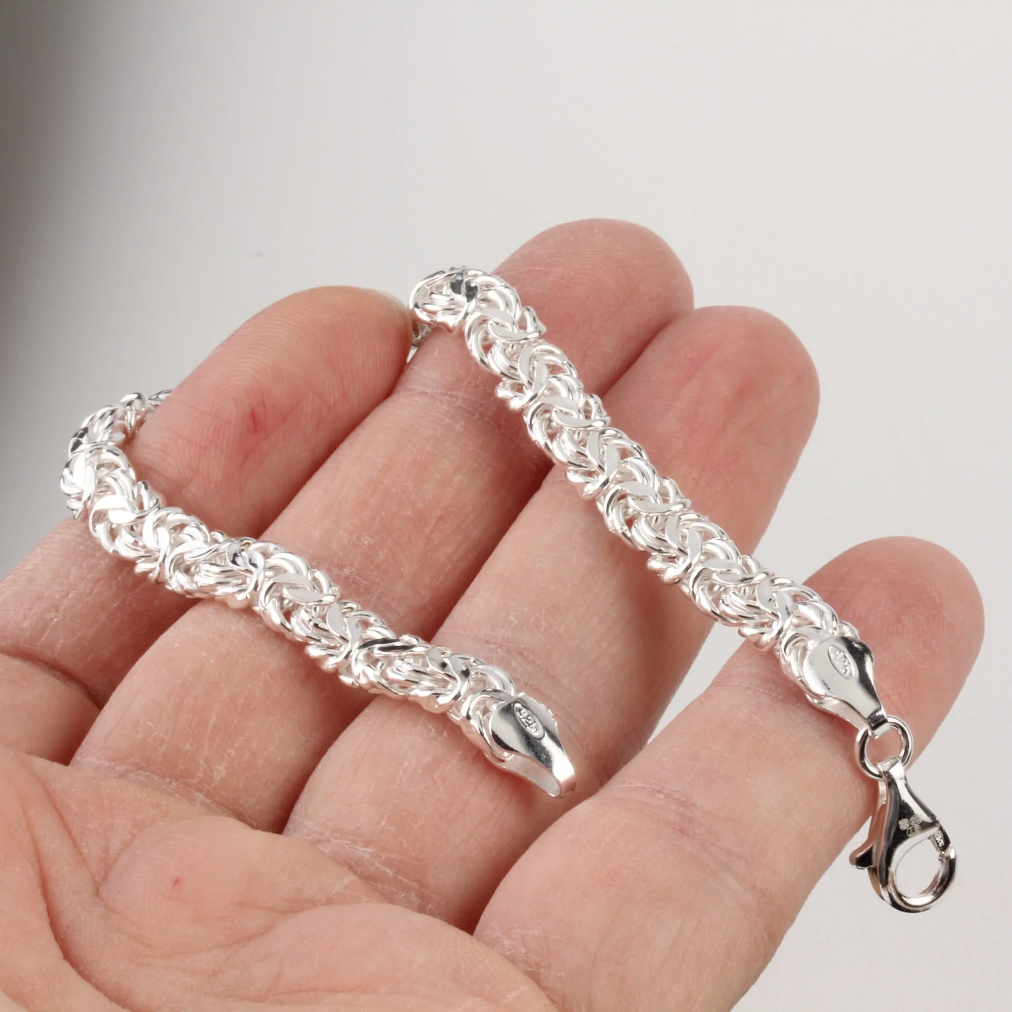 Buy Heart Shape Pure Silver Bracelet