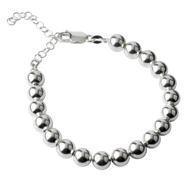 Silver Bead Bracelet