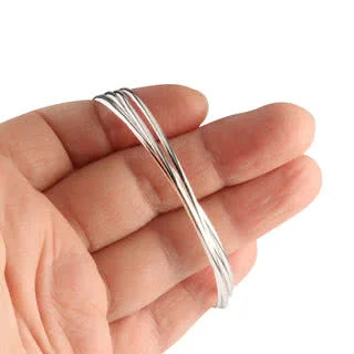 Highly Polished Sterling Silver Bangles