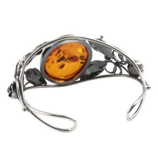 Honey Baltic Amber Handmade Bangle