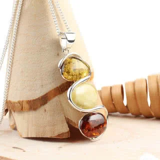 Option 2 Baltic Amber Pendant