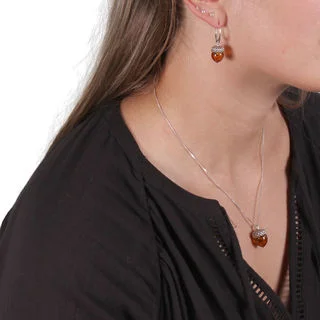 Baltic Amber Acorn Jewellery