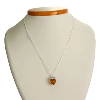 Baltic Amber Acorn Necklace